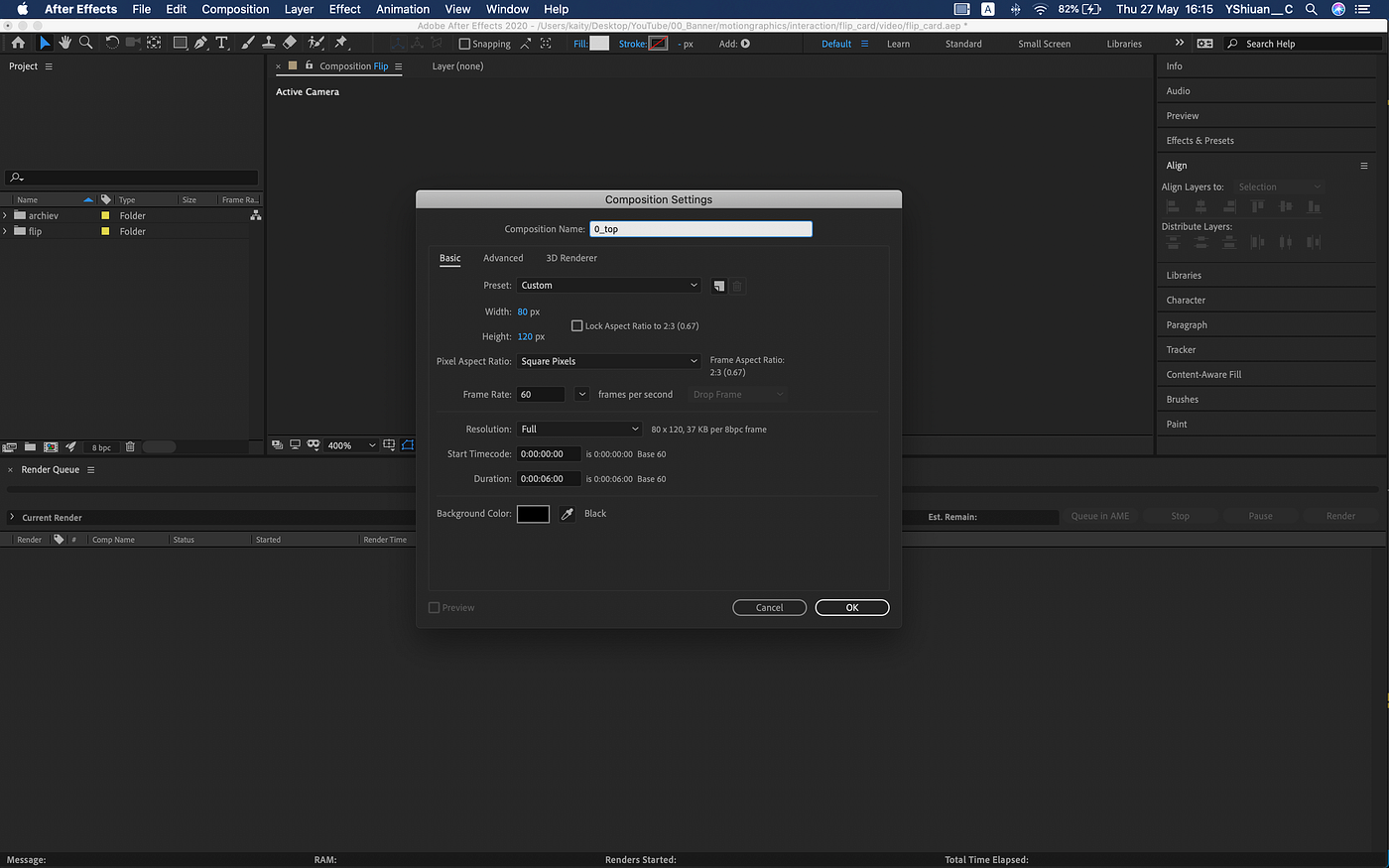 After Effect Flip Card. Y's Digest#08 | by Ying-Shiuan Chen | Medium
