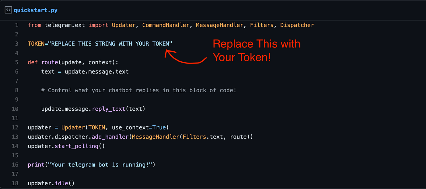 Quickstart — Coding your own Python Telegram Bot | by Liu Zuo Lin | Medium
