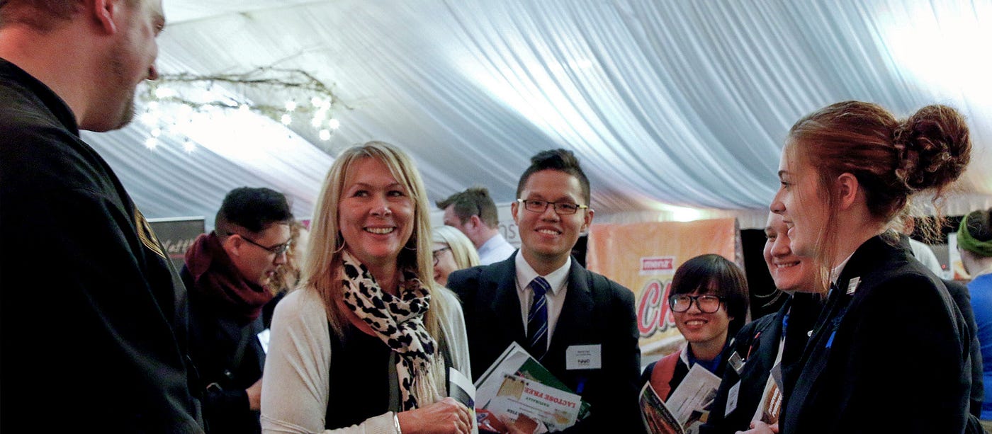 Dr Susie Chant with Food Entrepreneurship students of Le Cordon Bleu