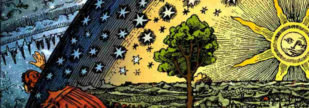 Artwork called Universum: a person moving towards a different experience of the world