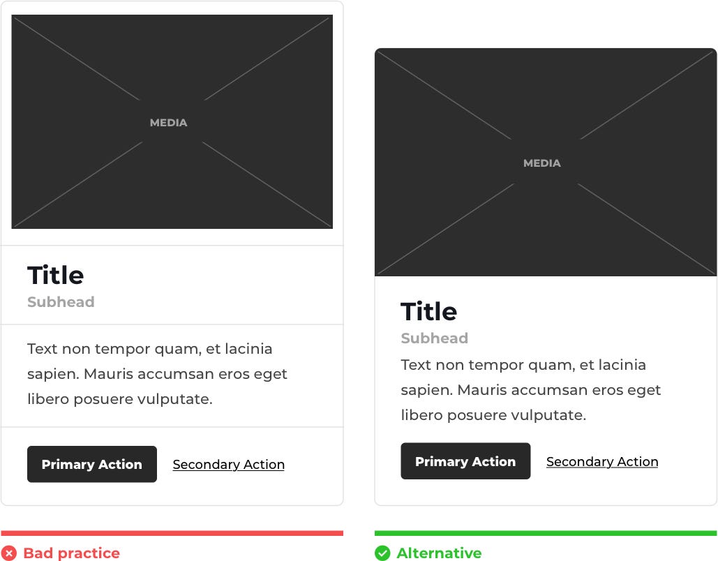 8 Rules To Help You Design A Better Card User Interface By Andrew Coyle Mockvisual Medium