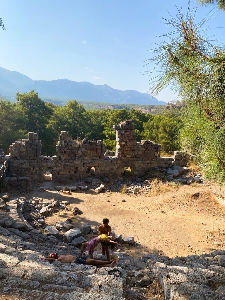 Here’s me in an ancient amphitheatre.