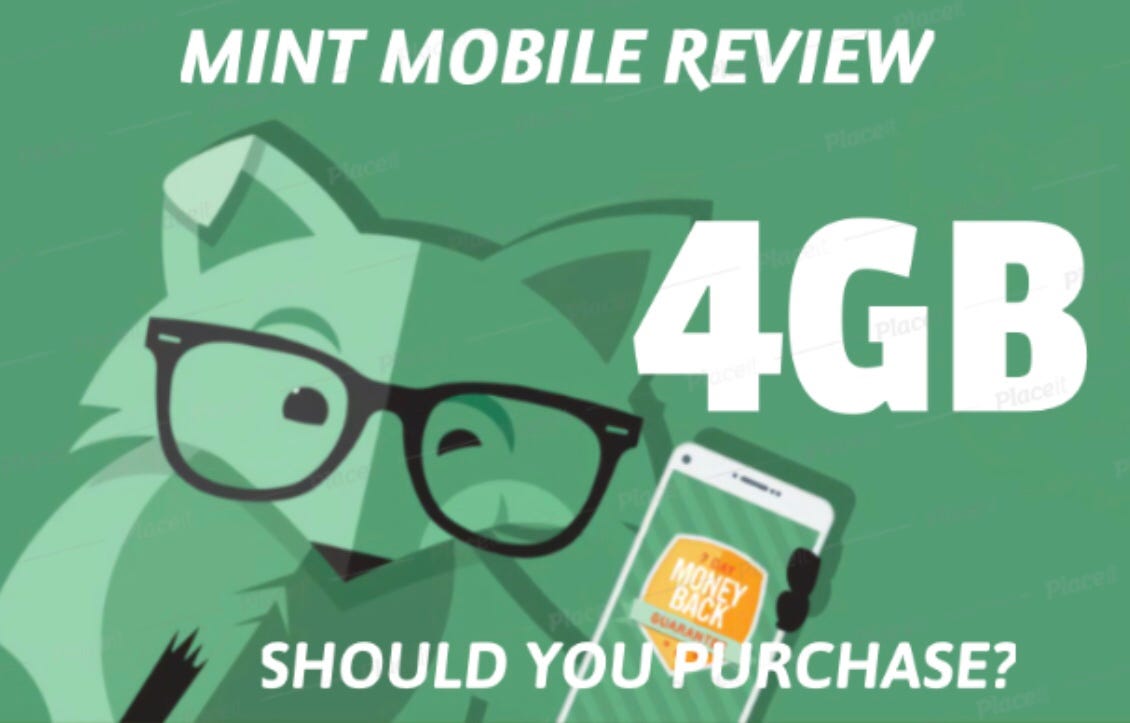Review of Mint Mobile’s 4GB of Data for 15 a Month Cellphone Plan by
