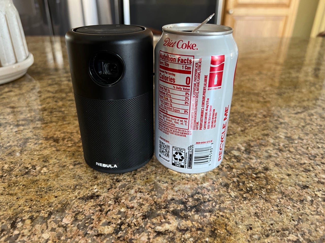 Projector the Size of a Can of Soda 