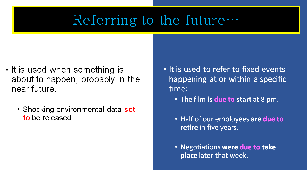 Phrases Referring to the Future. In the English language there are many