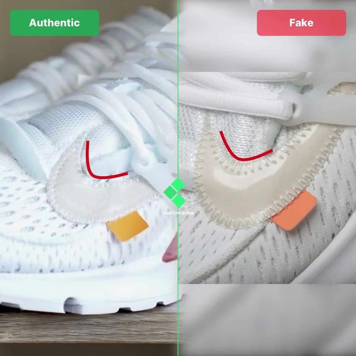 Off White Air Presto White Legit Check Guide Real Vs Fake Ow Air Presto White By Legit Check By Ch Medium