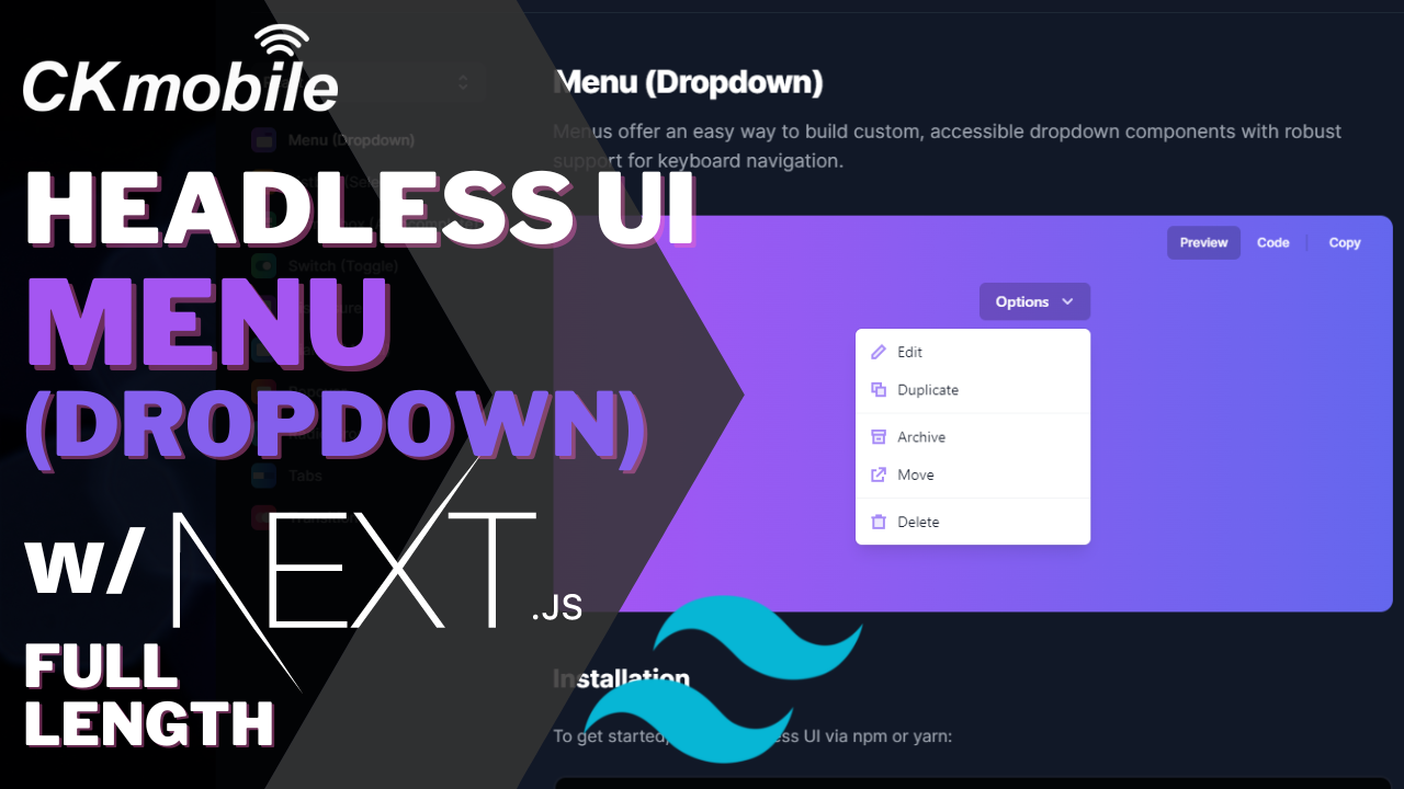 Create a Dropdown Menu Using Next.js & Headless UI | JavaScript in Plain  English