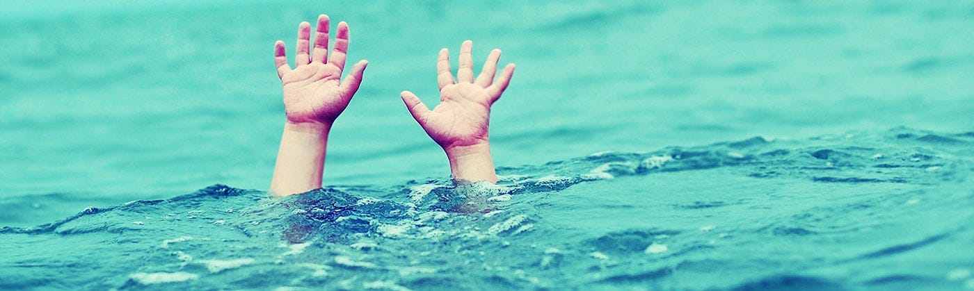 drowning child