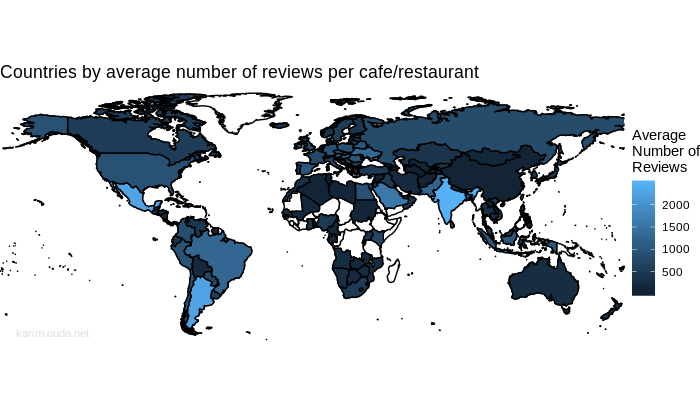 Top 10 Customer Friendly Countries based on Google Maps | by Karim Ouda |  Towards Data Science