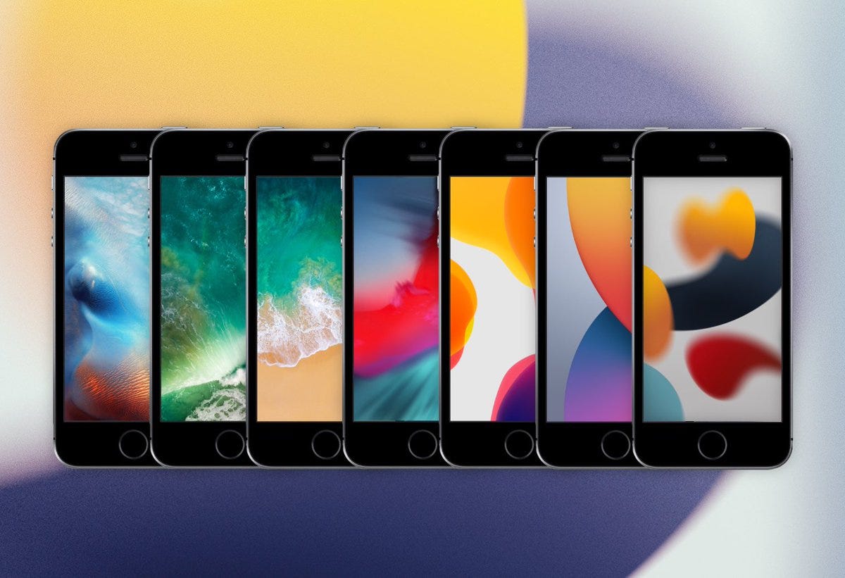 iPhone 6s got iOS updates from iOS 9 upto iOS 15