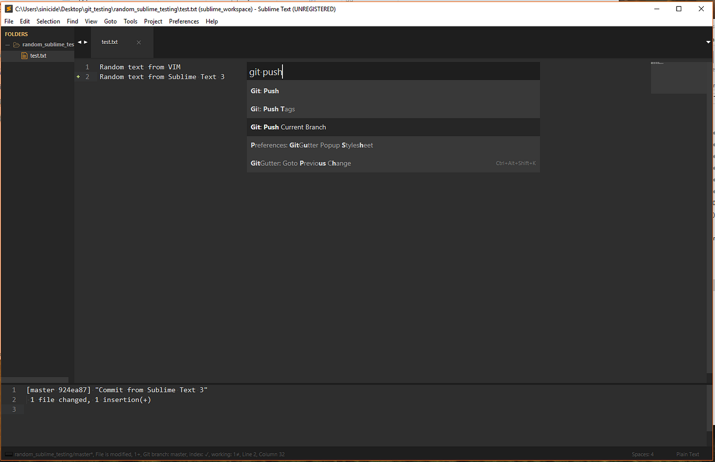 Windows 10 CLI Git Sublime Text WSLgit To The Rescue By Huy 