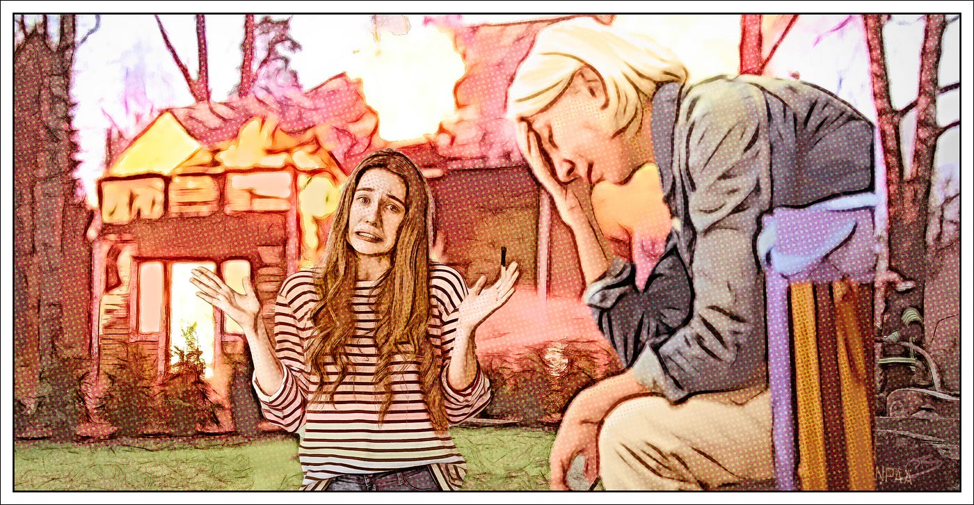 Daughter tries to explain to mother why she set house on fire
