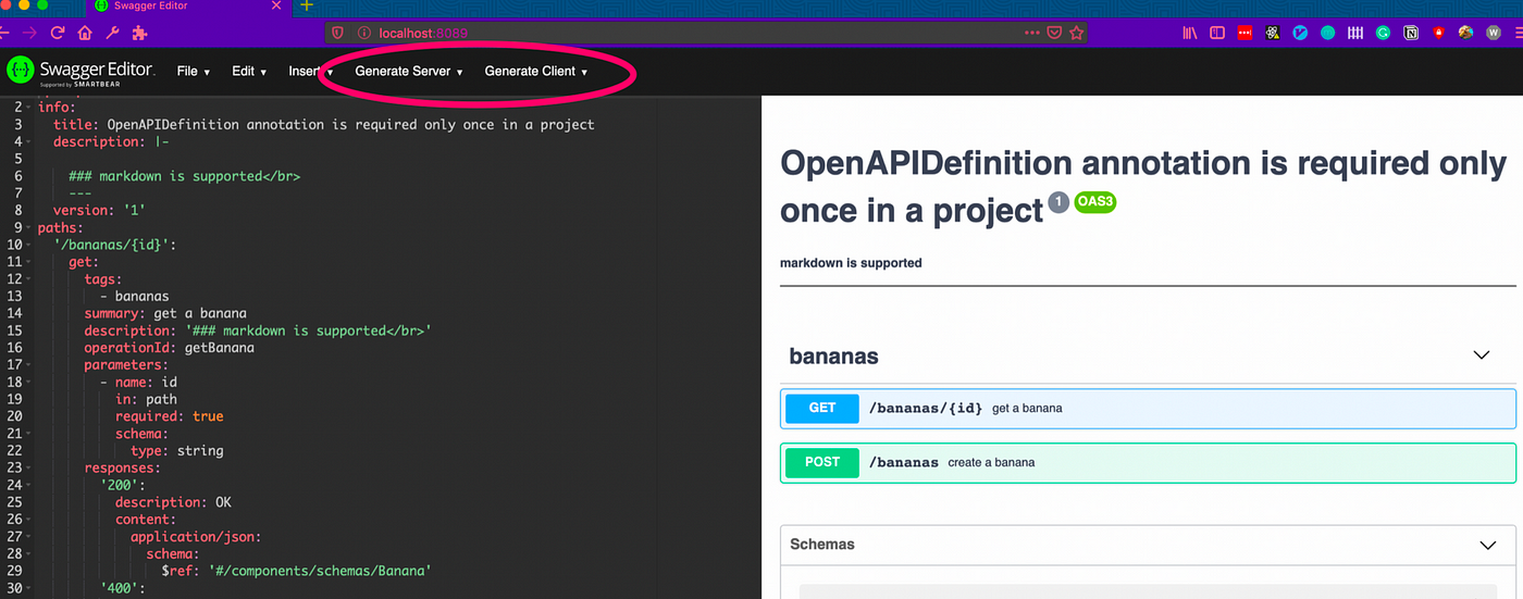 openapi swagger editor