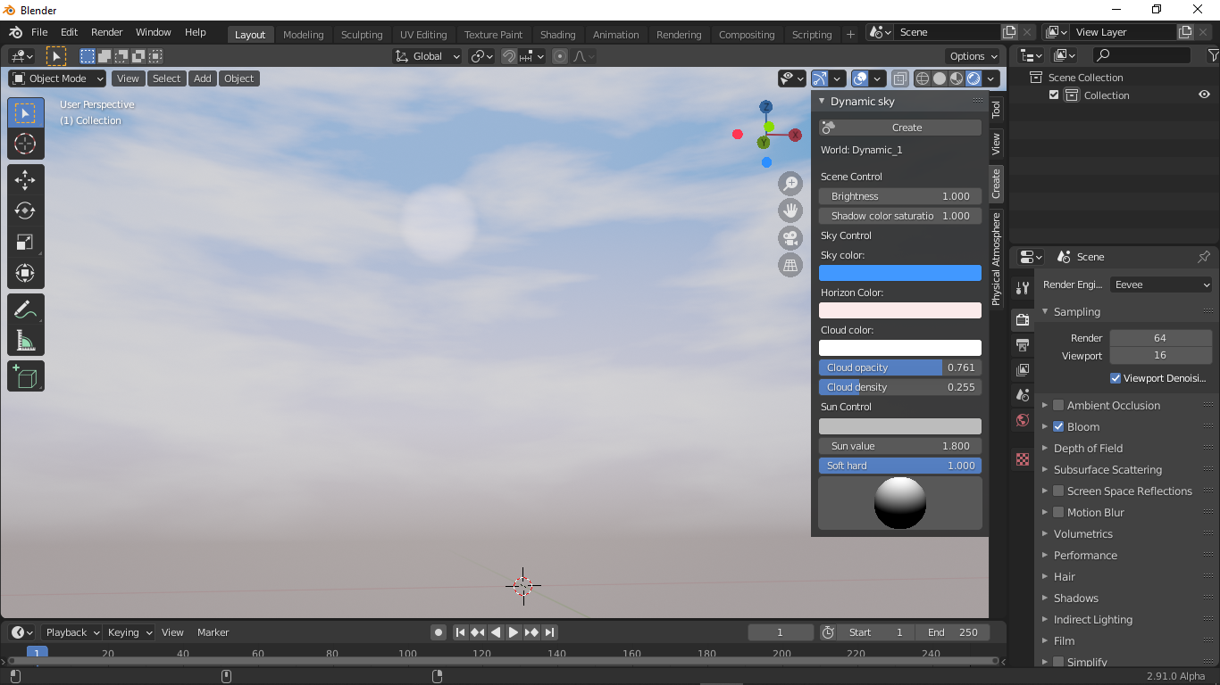 Creating a Dynamic Sky And Sun Glow Effect With Blender (Eevee) | by Chris  Mugo | Medium