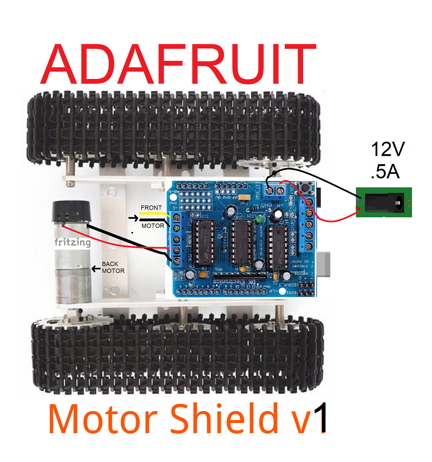 director Revendicare Capră adafruit motor shield use 5v and gnd pin -  strategiealbastra.ro