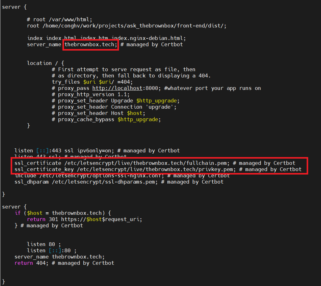 Add SSL Certificate To Your Website (nginx Server) | By The Brown Box ...