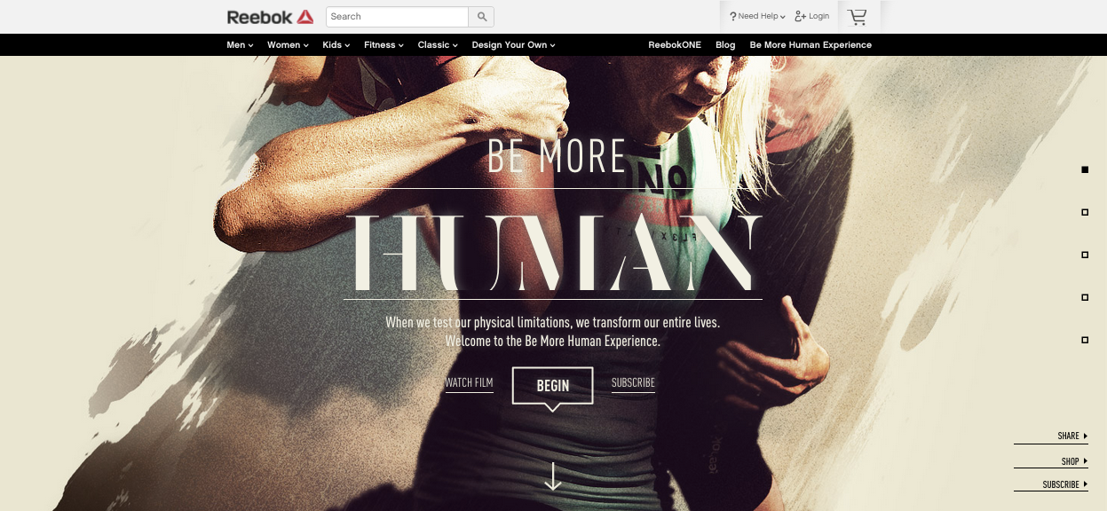 Reebok Attempts To Be More Human. Reebok's Be More Human campaign is… | by  Iona Holloway | Perspectives on Advertising | Medium