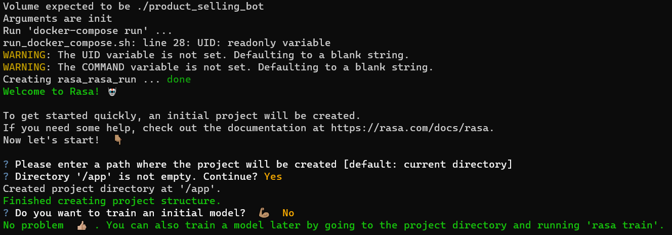 Building the docker-compose.yaml to run or init Rasa bot | by Stephen Cow  Chau | Medium