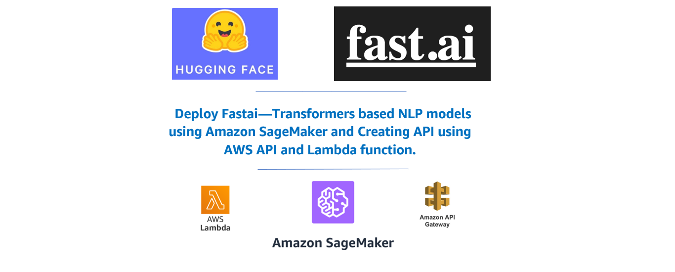 Deploy Fastai — Transformers based NLP models using Amazon SageMaker and  Creating API using AWS API Gateway and Lambda function | by Zakarya ROUZKI  | Towards Data Science