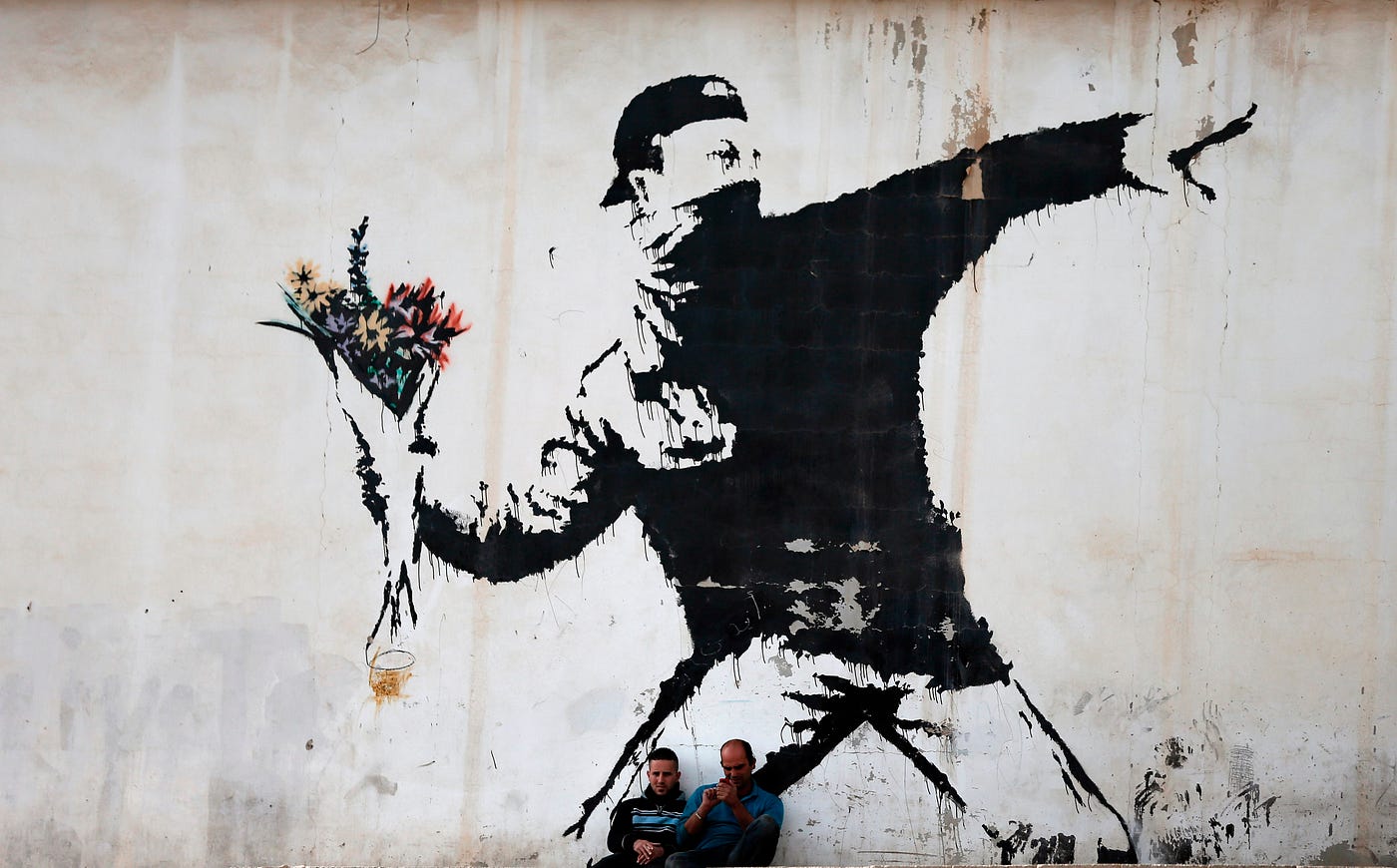 Banksy: Vandal or Artist?. Receiving both criticism and praise for… | by  Cynthia Yang | Medium