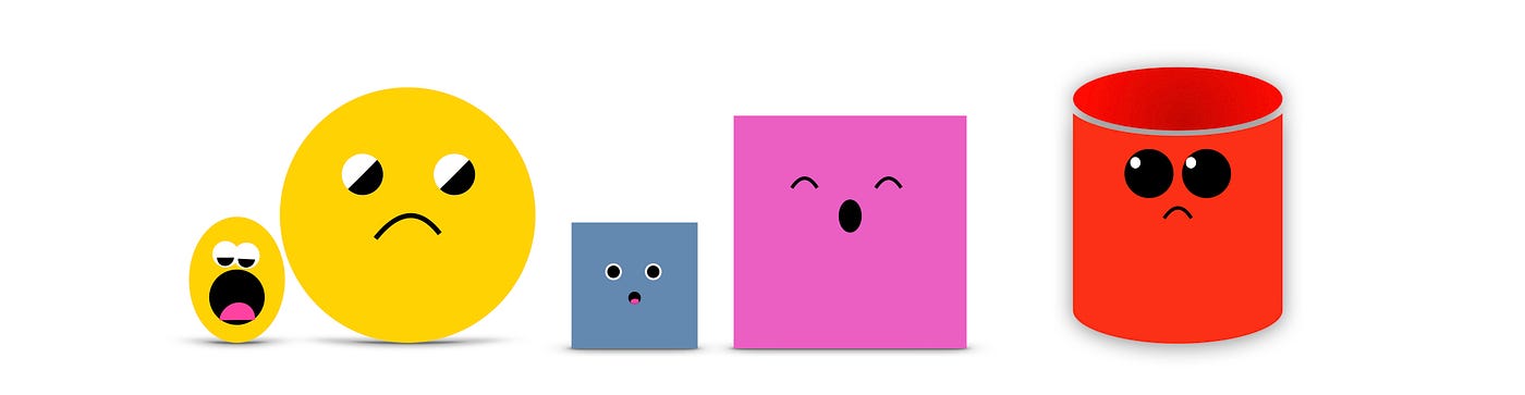 Two pairs of 2d characters stand close to but slightly apart from a 3d bad boss character.