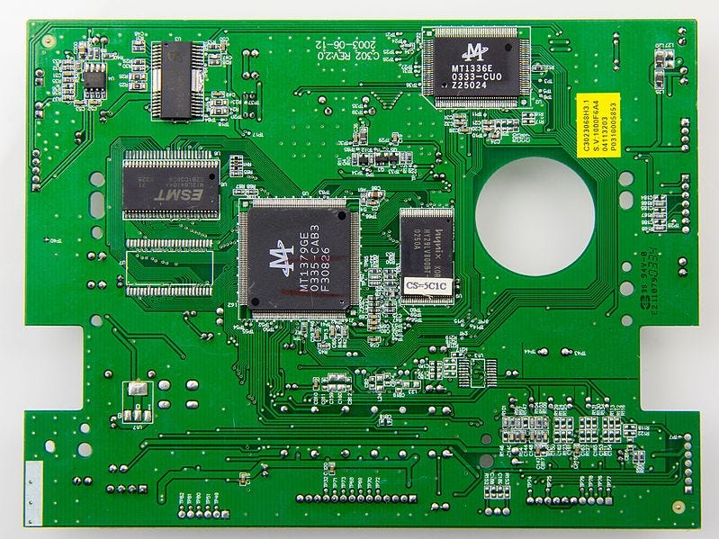 PCB example from Wikipedia