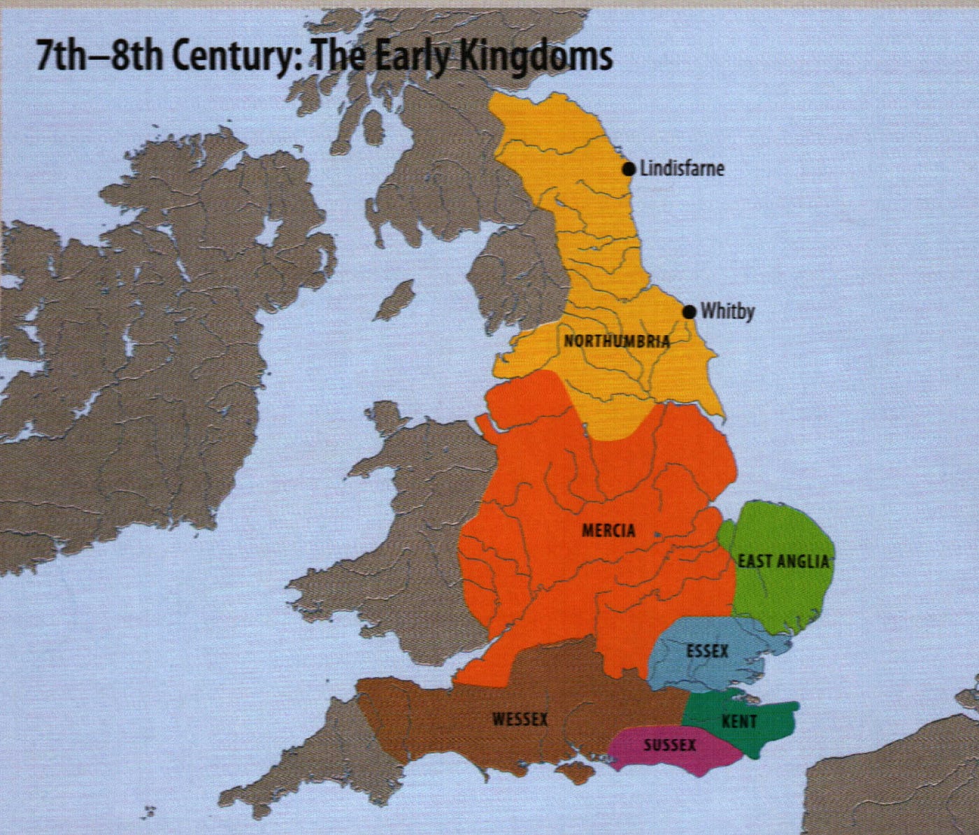 The Seven Kingdoms of Old England  by John Welford  Medium