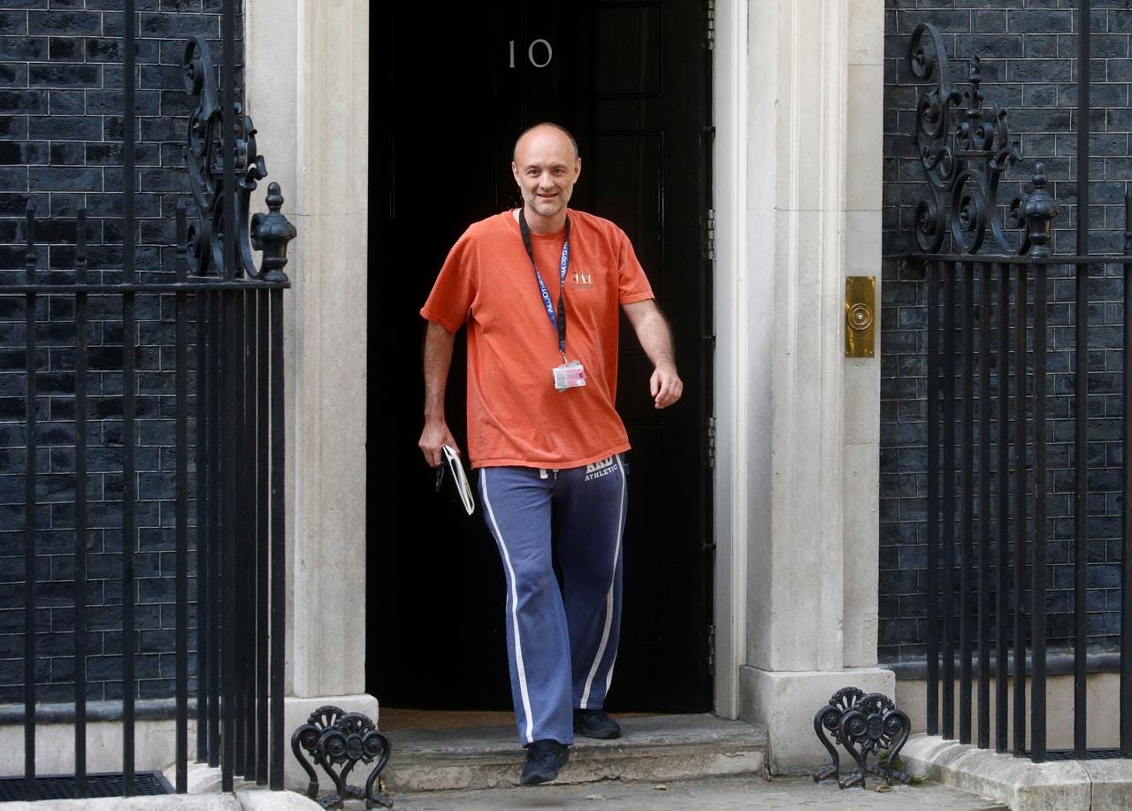 Dominic Cummings' style says he is at home in Downing Street | by Dan  Hastings | Medium