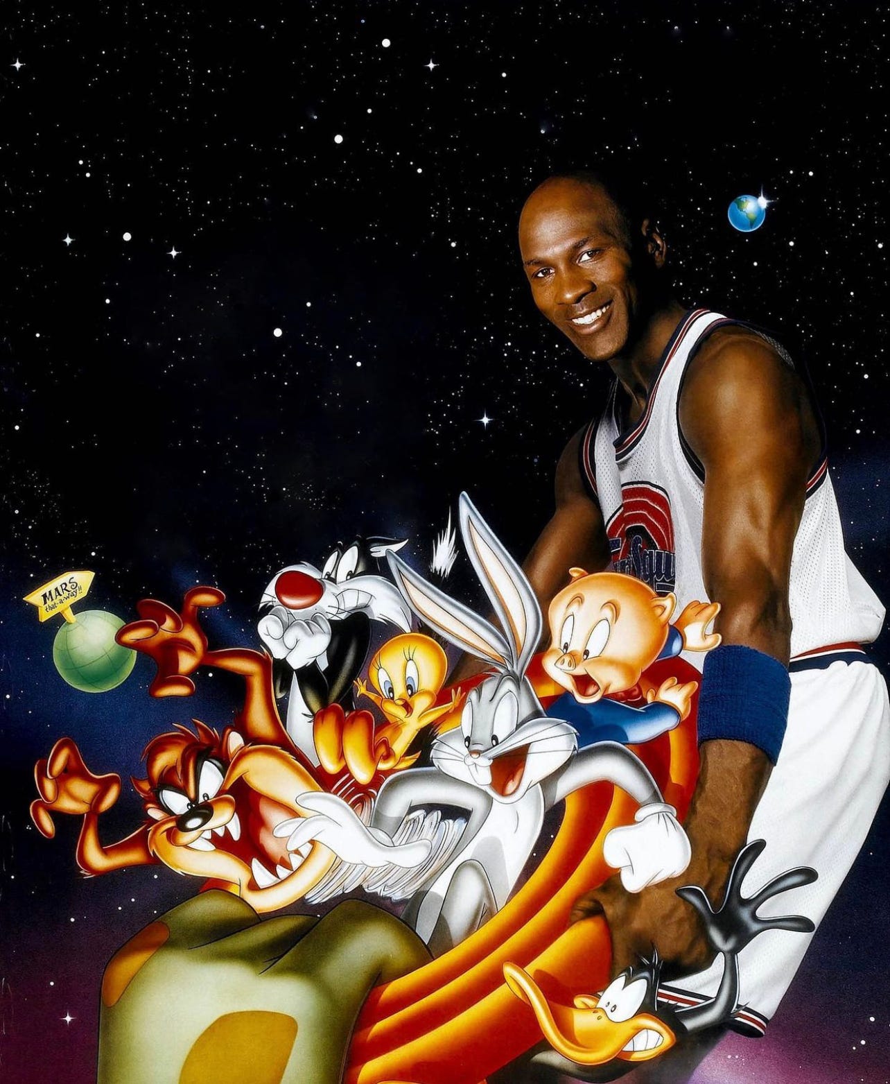 Space Jam: Space Jamming Celebs, Hot Shot MVPs, and Super Looney Tunes. |  by Ben Broyd | The Riff | Medium