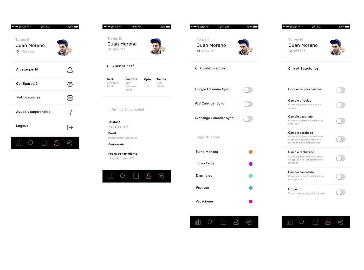 WorkTime app — UX/UI Study. It is an app created to dynamize the… | by ...
