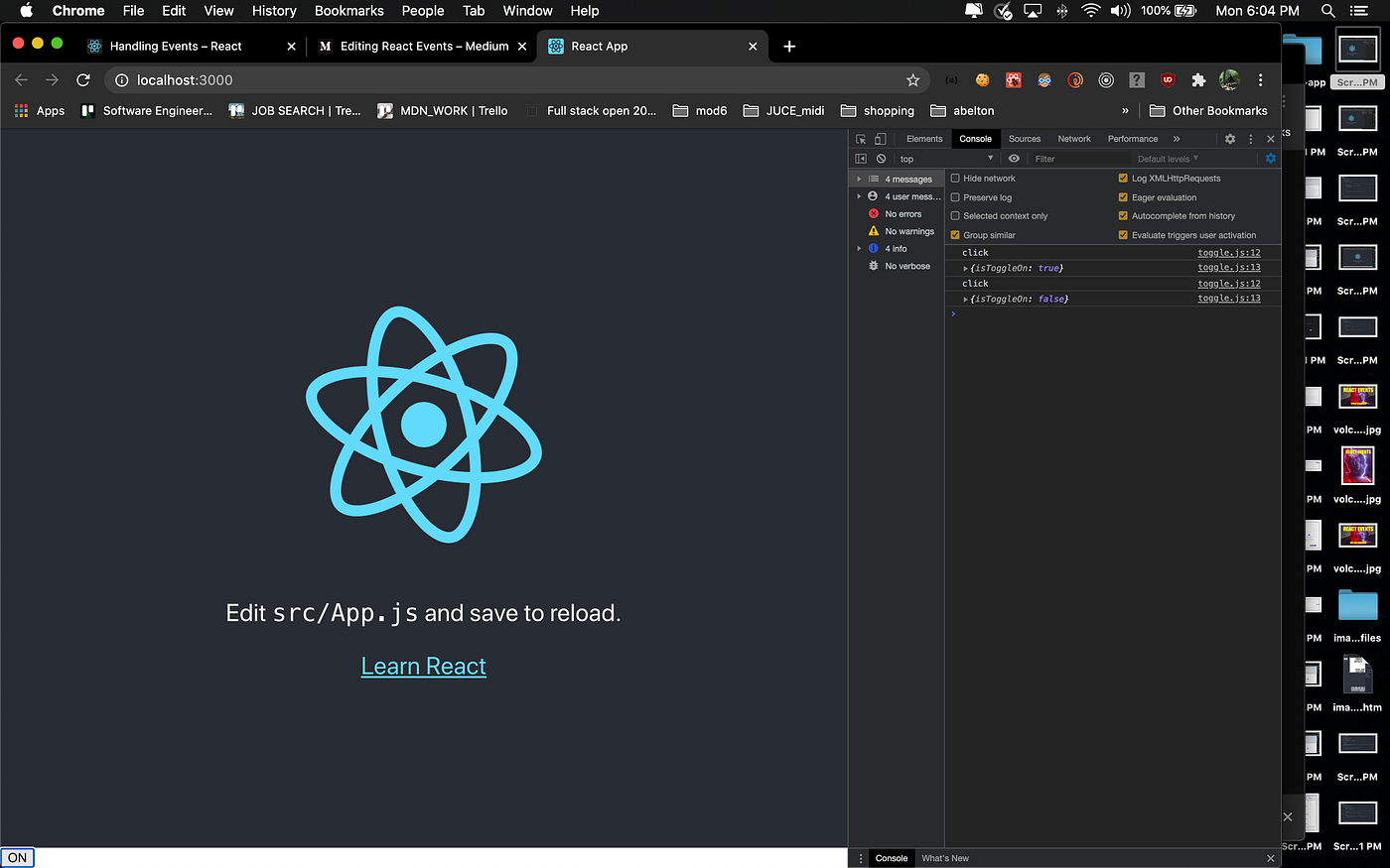 React Events explained, briefly.. React by Wikipedia definition (also… | by  MDN | Medium