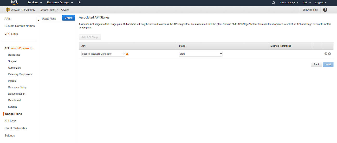 How to add API Keys to Your AWS API Gateway API? | by Joos Korstanje |  Towards Data Science