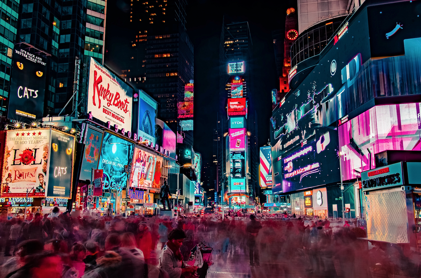 neon urban photography