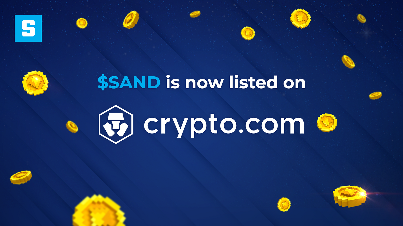 $SAND tokens are now available on Crypto.com | by The ...