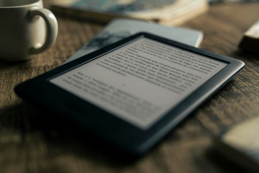 Leitor de livros digital, Kindle.