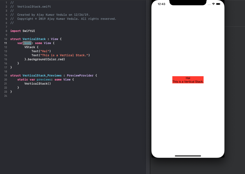 SwiftUI — Stacks. Stacks are the key elements in building… by Ajay