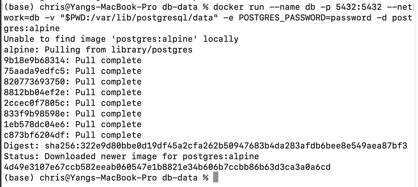 DataBase Docker Postgres with DataGrip by Kyang Aug, 2022 Medium