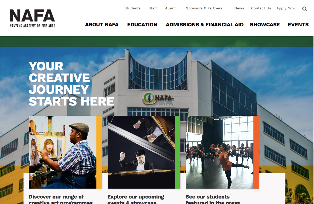 Designing A Better Navigation For Visitors Of Nanyang Academy Of Fine Arts Website To Improve User Experience Ux Case Study By Karling Ho Medium