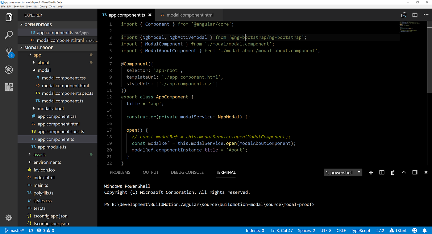Dynamically Loaded Bootstrap 4 Modal Component — Powered by Angular | by  Matt Vaughn | Better Programming