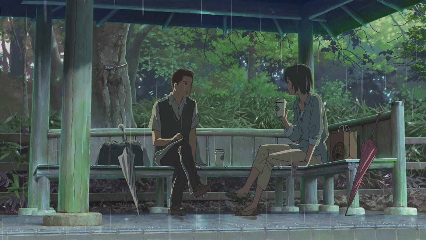 An Analysis of Makoto Shinkai's The Garden of Words | by Max Shen |  CineNation | Medium