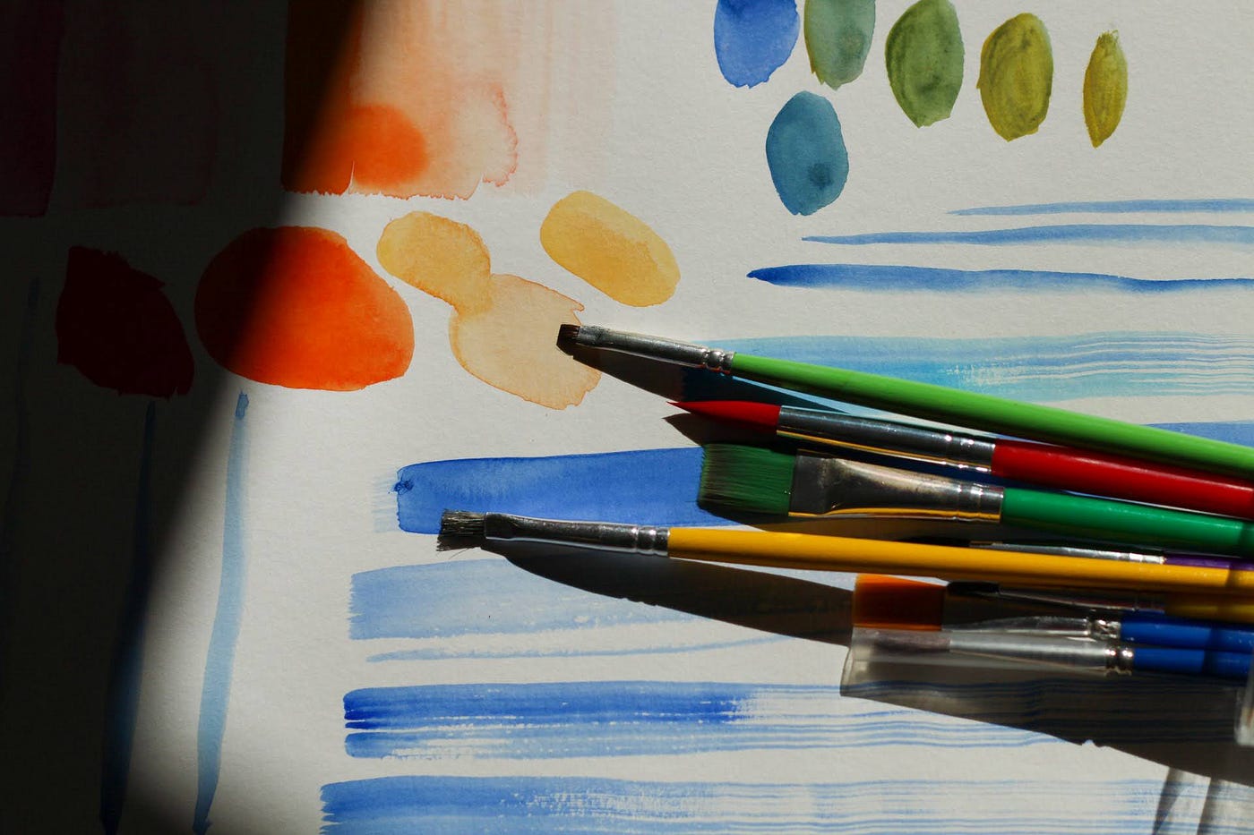 Watercolor as therapy: learning to give up control through painting