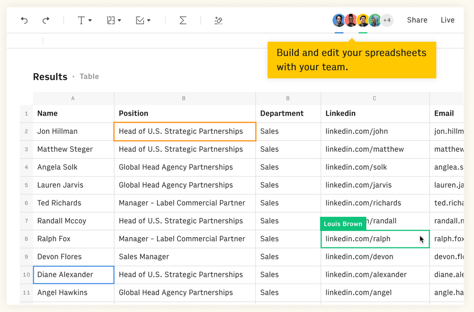 Rows — A New Type of Spreadsheet. “Rows is the first true spreadsheet
