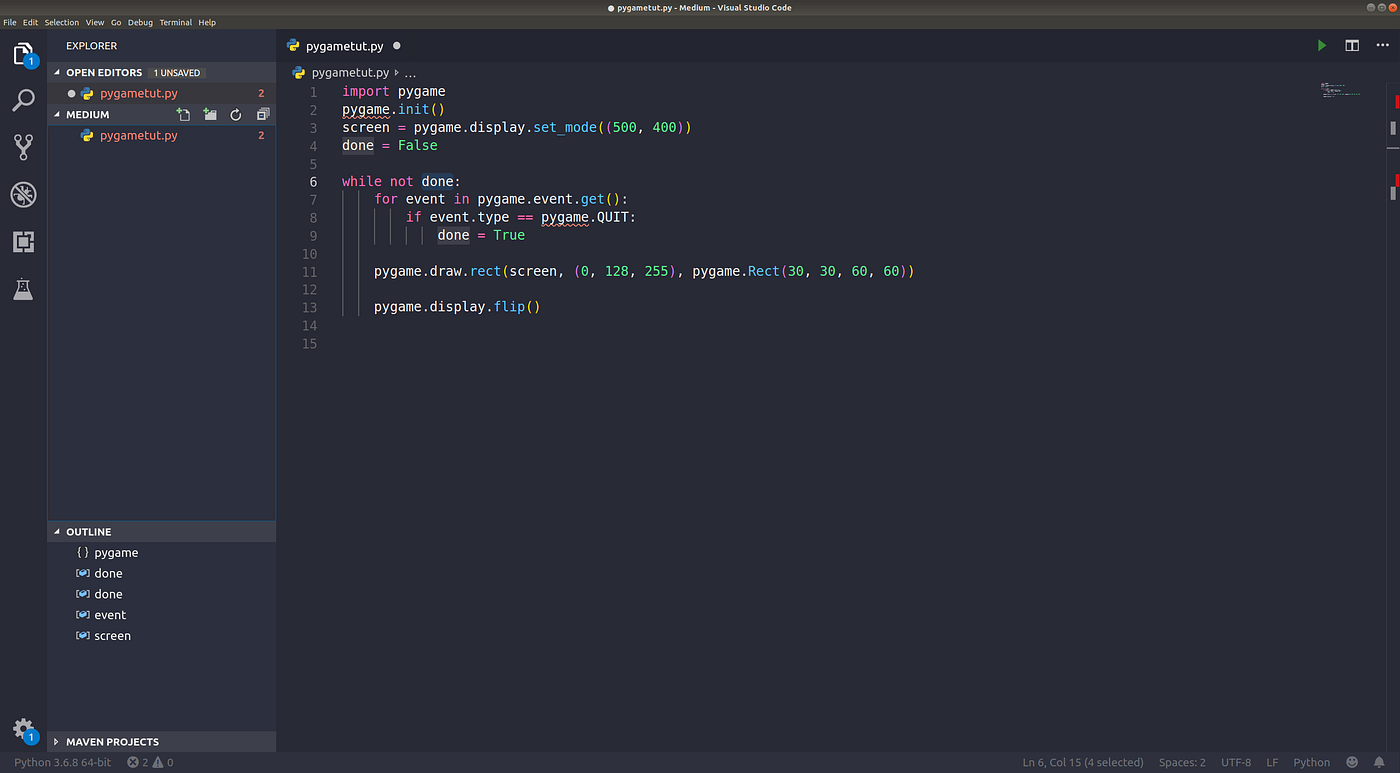 Getting Started with Pygame. As someone who’s extremely fascinated ...