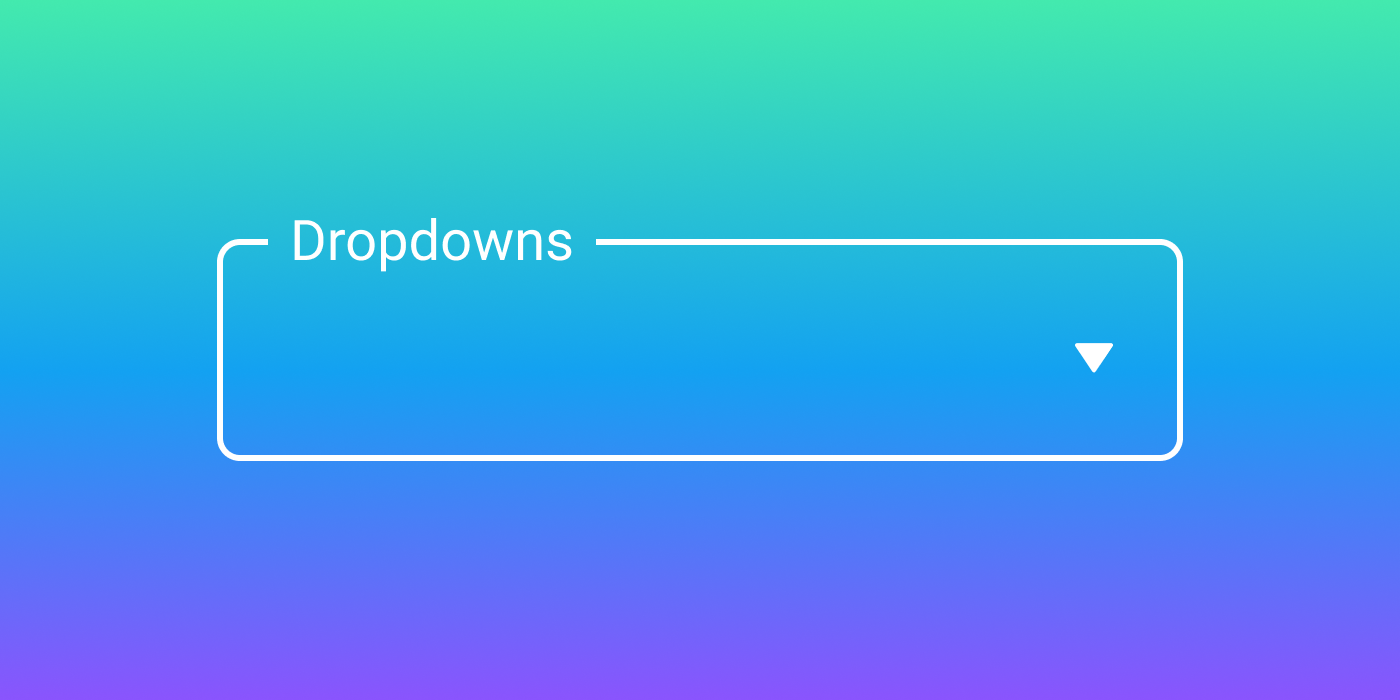 UI cheat sheet: dropdown field. Dropdowns get a lot of flak from the UI… |  by Tess Gadd | UX Collective