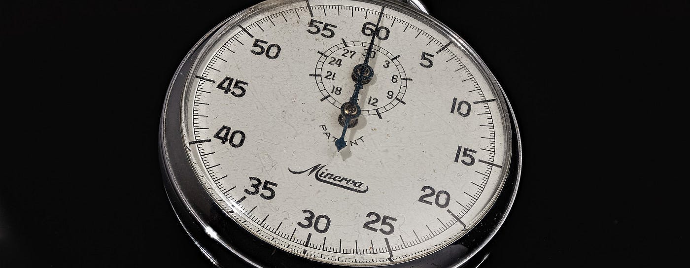 A stopwatch