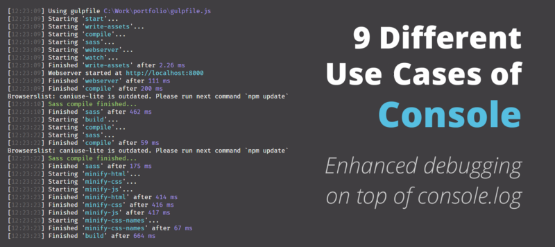 9 Different Use Cases of console.log
