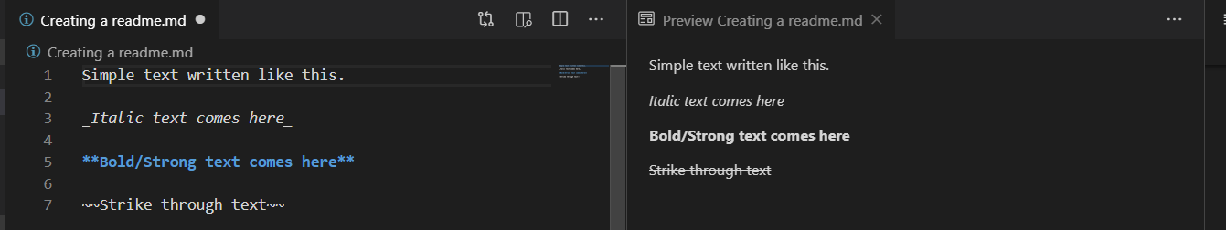 12++ How to make a readme file