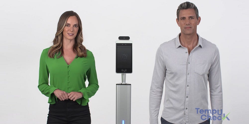 Contactless Body Temperature Kiosk Contactless Body Temperature Kiosk