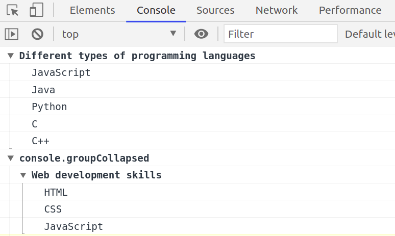 JavaScript: Explore Different Types Of Console Methods. | by Nitin ...