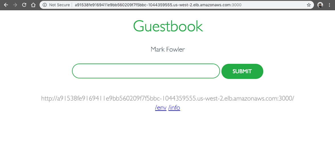 Using Amazon EKS to Build a Demo Guestbook Application by Mark Fowler Medium